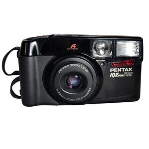 Pentax IQZoom 700 Quartz Date Vintage 35MM Film Camera Tested VG Pre-owned